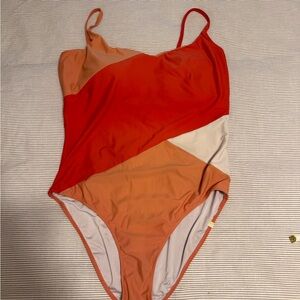 Summersalt One Piece in Red and Cream